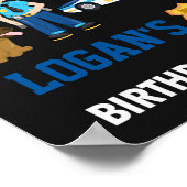 警察の歓迎パーティーのサインK9警察犬 ポスター (角)