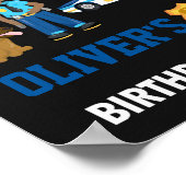 警察の歓迎パーティーサイン警察のパーティー装飾 ポスター (角)