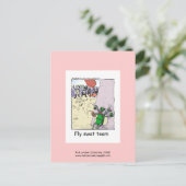 警察の漫画はがきにスワーチームを飛ばす ポストカード (スタンド正面)