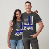 警察の為に青を帯び誇りを持ったる Tシャツ (ユニセックス)