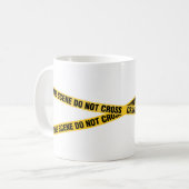 警察の犯罪現場のコーヒー・マグ2 コーヒーマグカップ (正面左)