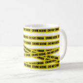 警察の犯罪現場はアメリカの刑事を越えない コーヒーマグカップ (正面右)