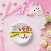 警察の犯罪現場テープ ペーパーボウル (パーティー)