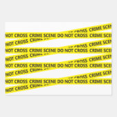 警察の犯罪現場テープ ラッピングペーパーシート (正面2)