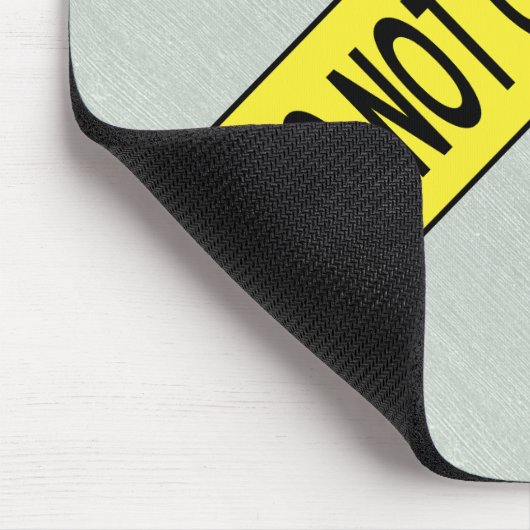 警察の犯罪現場マウスパッドと血指紋 マウスパッド (コーナー)