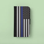 警察の細いブルーラインアメリカ国旗を支持する GALAXY S5 ウォレットケース<br><div class="desc">警察の細いブルーラインアメリカ国旗を支持する</div>