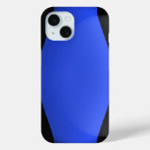 警察の細いブルーライン Case-Mate iPhoneケース (裏面)