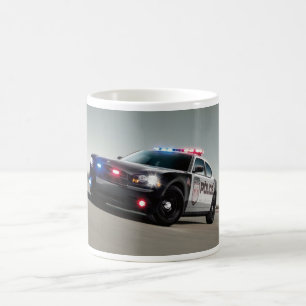 警察の総督の充電器のマグ コーヒーマグカップ