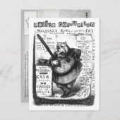 警察の腐敗 – 保護者は保護か? ポストカード (正面/裏面)