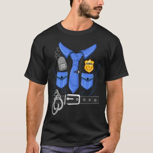 警察の衣装 Tシャツ (正面)