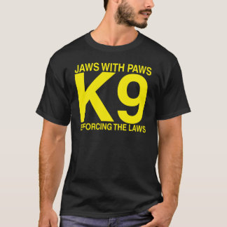 警察の補助タンク焼夷弾K9 Tシャツ