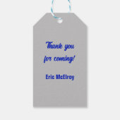 警察の記述語ギフト/メッセージカード ギフトタグ (裏面)