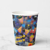 警察の評価 紙コップ (右)