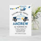 警察の誕生日招待状 招待状 (スタンド正面)