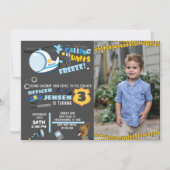 警察の誕生日招待状 招待状 (正面)