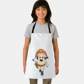 警察の警察官としてのキノコ エプロン (インサイチュ)