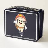 警察の警察官としてのキノコ メタルランチボックス (裏面)