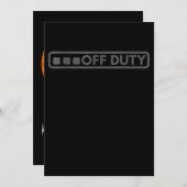 警察の警察官に最適な非番隊 シーズンカード (正面/裏面)