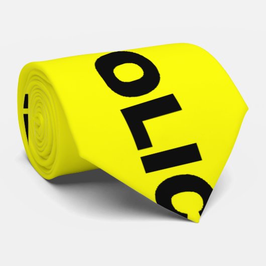 警察の警戒線はテープタイを交差させません ネクタイ (ロール)