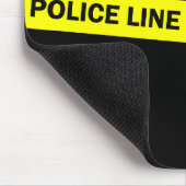 警察の警戒線は交差しません マウスパッド (コーナー)