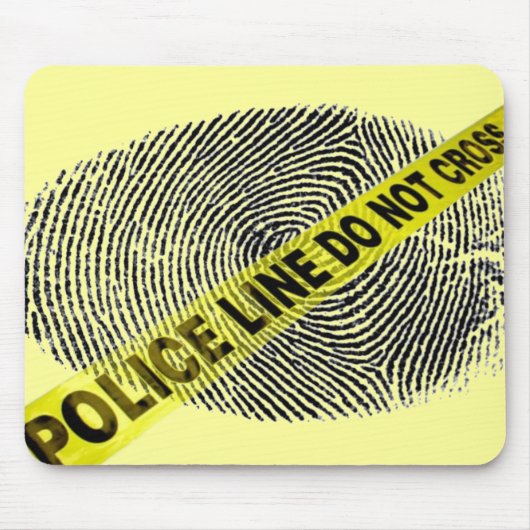 警察の警戒線mousepad マウスパッド (正面)