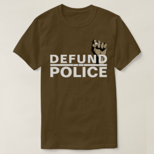 警察の資金を取り除く Tシャツ