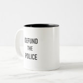 警察の資金を引き出す ツートーンマグカップ (正面左)