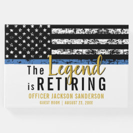 警察の退職の細い青い線のフラグ ゲストブック