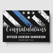 警察の退職シンブルーライン法執行部 ゲストブック (正面)