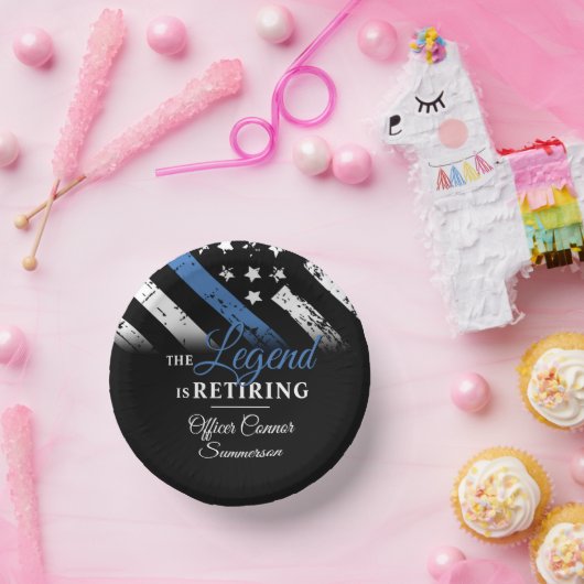 警察の退職シンブルーライン法執行部 ペーパーボウル (パーティー)