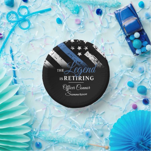 警察の退職シンブルーライン法執行部 ペーパーボウル (パーティー)