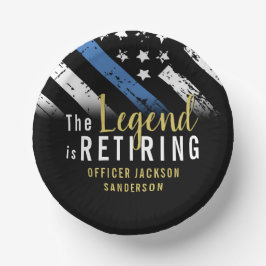 警察の退職シンブルーライン法執行部 ペーパーボウル