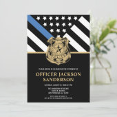 警察の退職シンブルーライン法執行部 招待状 (スタンド正面)