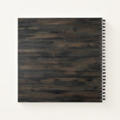 警察の退職パーソナライズされた写真アメリカ国旗 ノートブック (裏面)