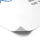 警察の退職パーティーシンブルーラインウェルカム ポスター (角)