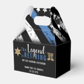 警察の退職ブルーライン旗法執行部 フェイバーボックス (裏面サイド)