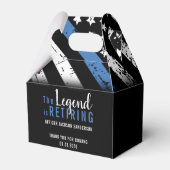 警察の退職ブルーライン旗法執行部 フェイバーボックス (裏面サイド)