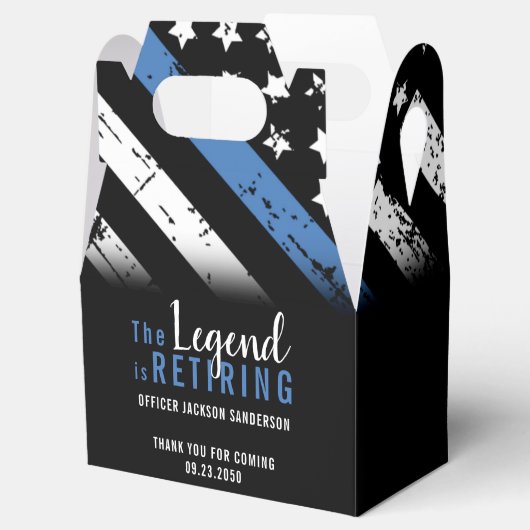 警察の退職ブルーライン旗法執行部 フェイバーボックス (オープン)