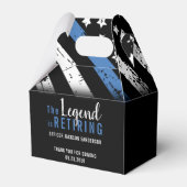 警察の退職ブルーライン旗法執行部 フェイバーボックス (正面サイド)