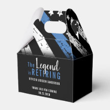 警察の退職ブルーライン旗法執行部