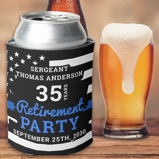 警察の退職党が優遇する線 缶クーラー