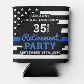 警察の退職党が優遇する線 缶クーラー (正面)