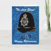 警察の退職挨拶カード カード (正面)