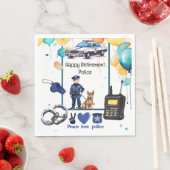 警察の退職 スタンダードランチョンナプキン (インサイチュ)