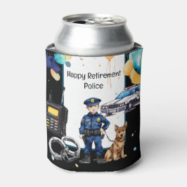 警察の退職 缶クーラー