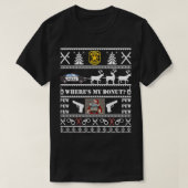 警察の醜いクリスマスセーター警察Navidad汗 Tシャツ (デザイン正面)