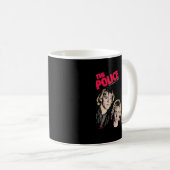 警察の金属ロックバンドをロックする コーヒーマグカップ (正面右)