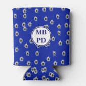 警察の銃弾ホールモノグラム 缶クーラー (裏面)