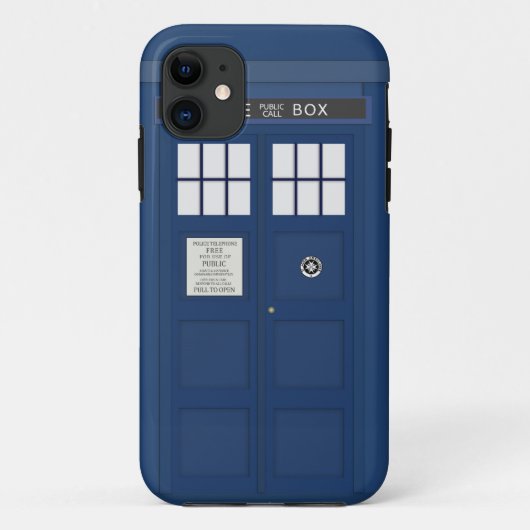 警察の電話箱のiPhone 5Sカバー Case-Mate iPhoneケース (裏面)