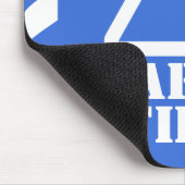 警察の青の安全第一 マウスパッド (コーナー)